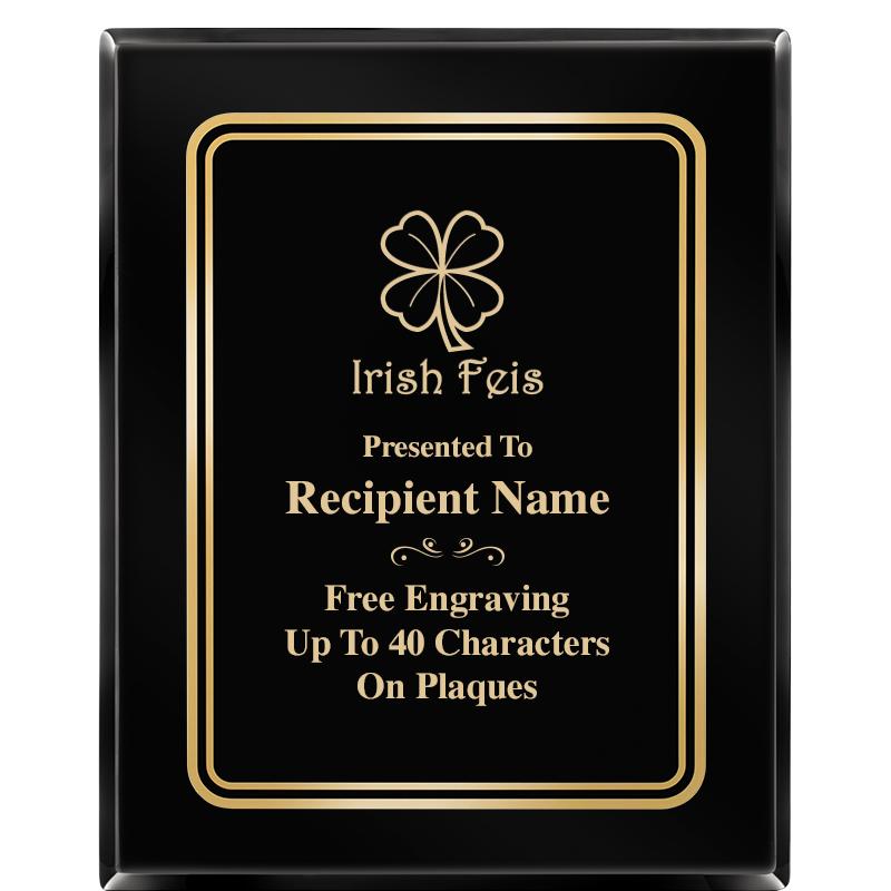 8" X 10" EBONY HERITAGE PLAQUE