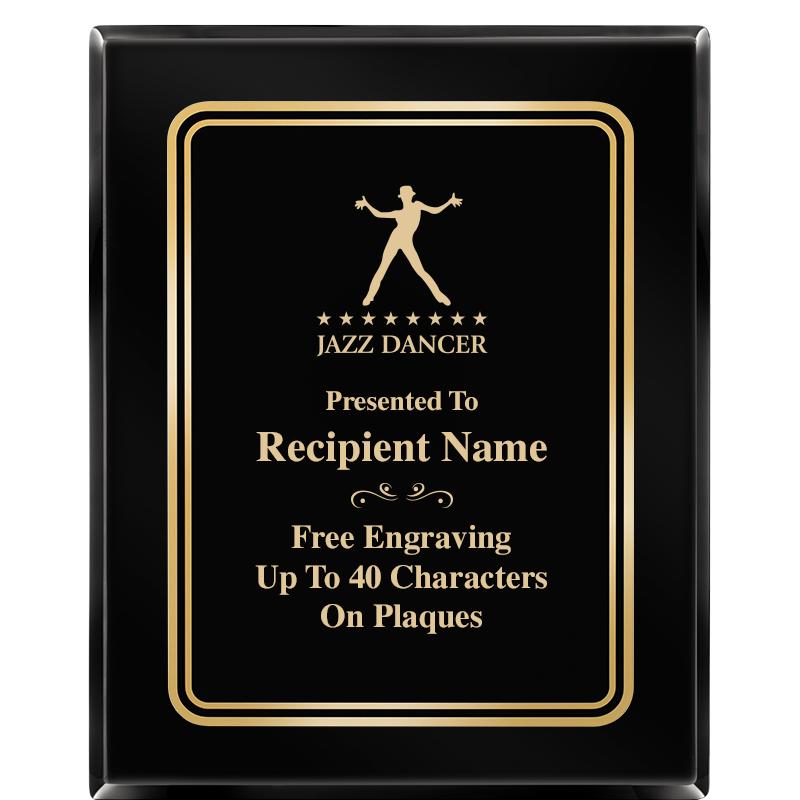 8" X 10" EBONY HERITAGE PLAQUE