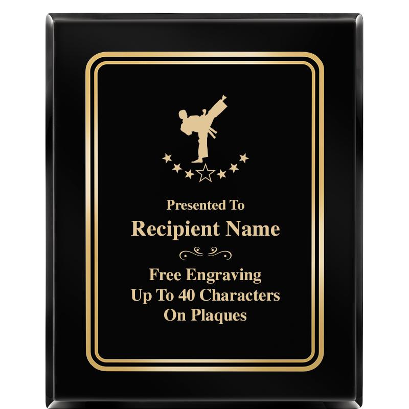 8" X 10" EBONY HERITAGE PLAQUE