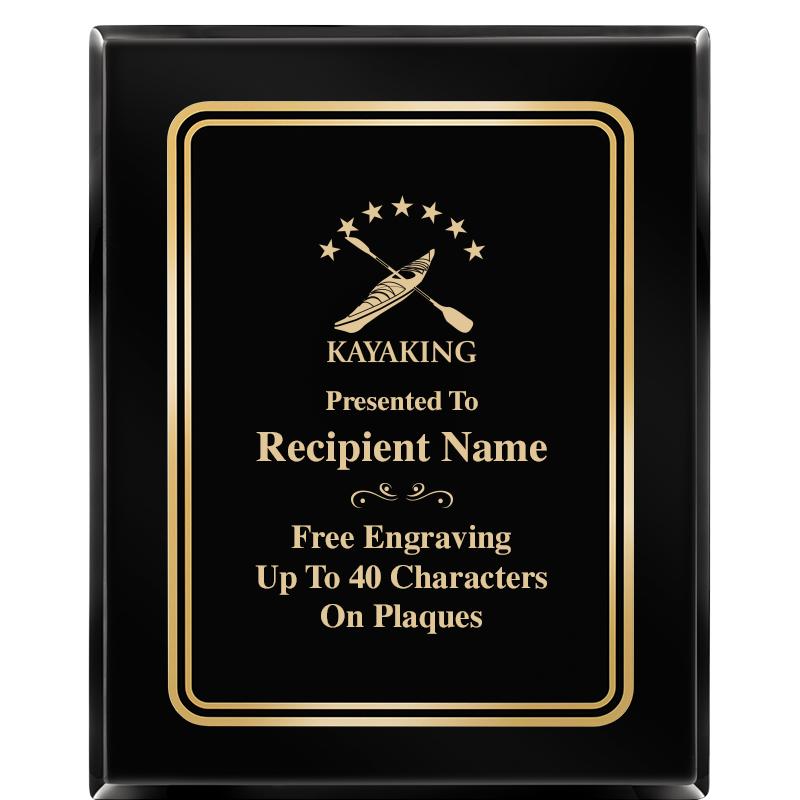 8" X 10" EBONY HERITAGE PLAQUE