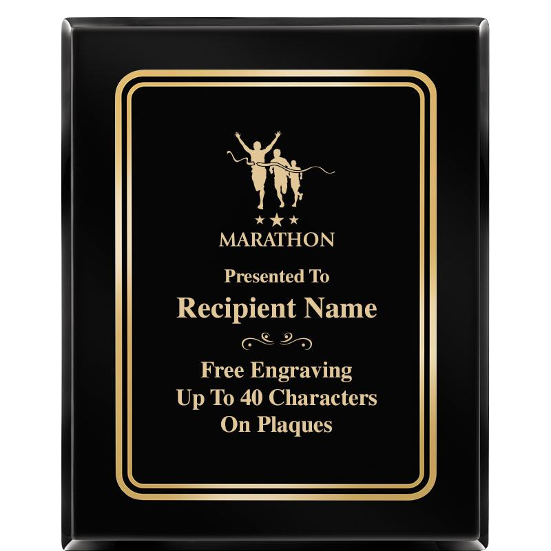 8" X 10" EBONY HERITAGE PLAQUE