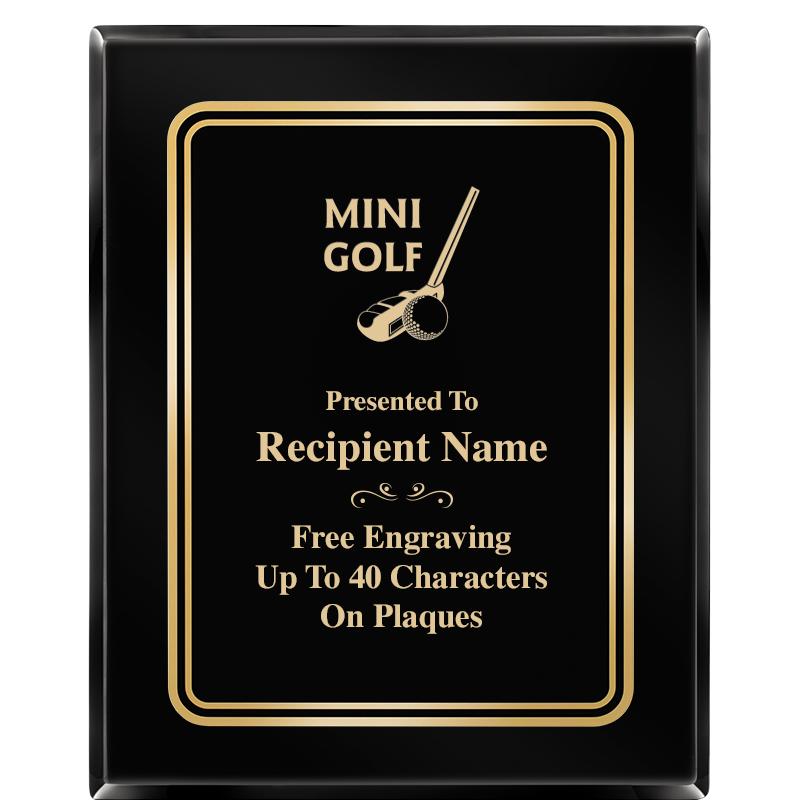 8" X 10" EBONY HERITAGE PLAQUE