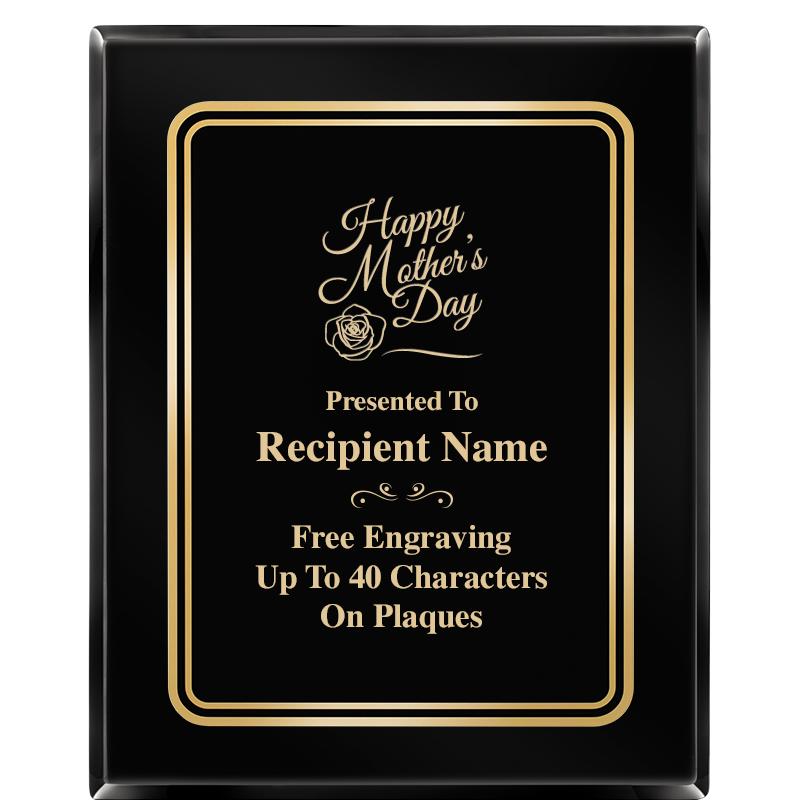 8" X 10" EBONY HERITAGE PLAQUE