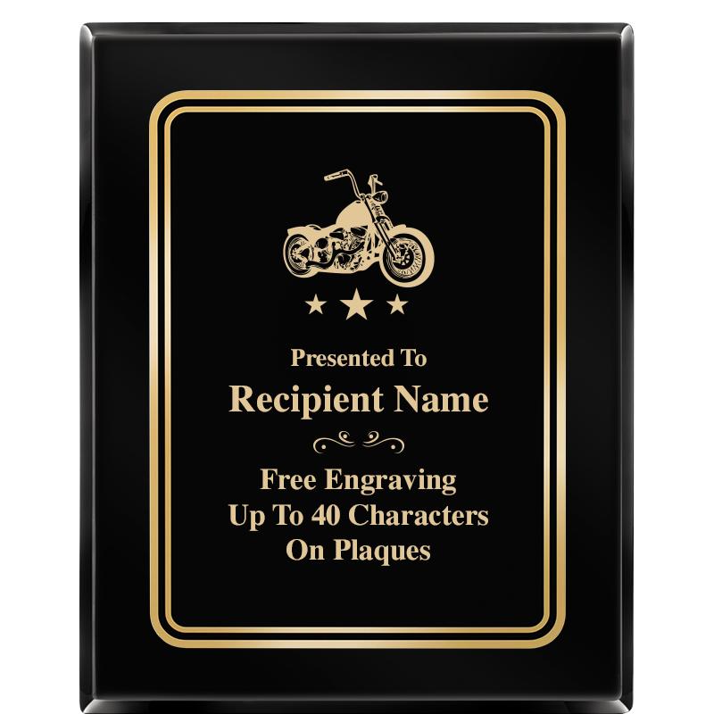 8" X 10" EBONY HERITAGE PLAQUE