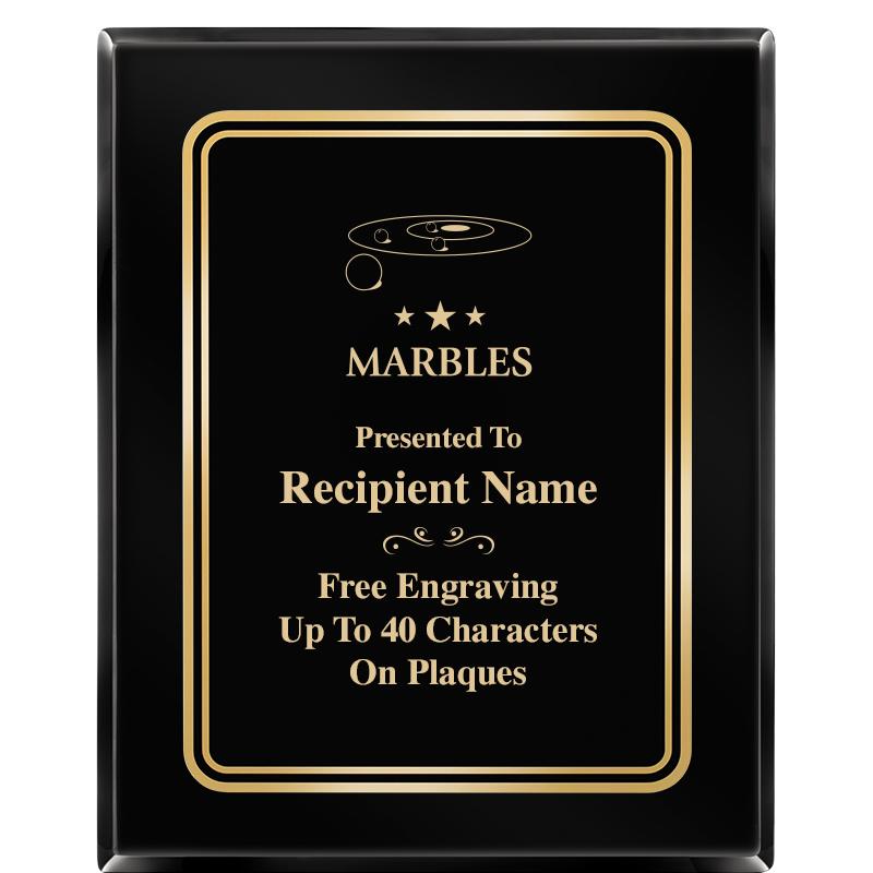 8" X 10" EBONY HERITAGE PLAQUE