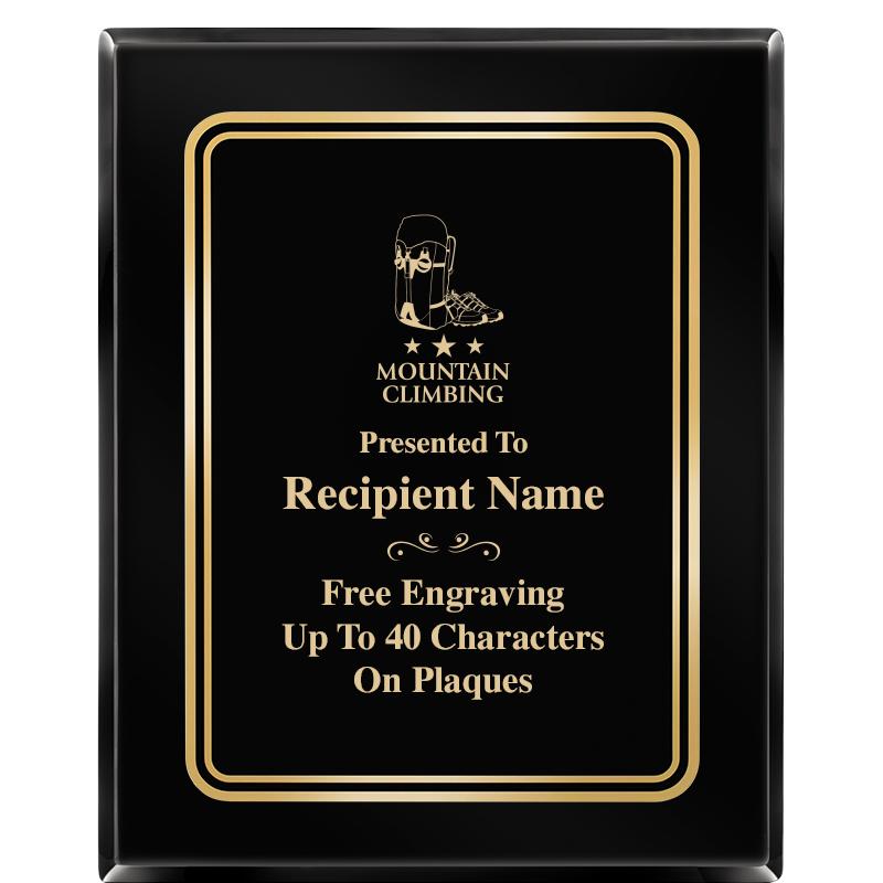 8" X 10" EBONY HERITAGE PLAQUE