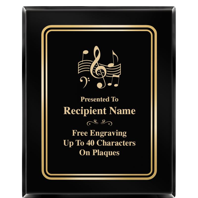 8" X 10" EBONY HERITAGE PLAQUE