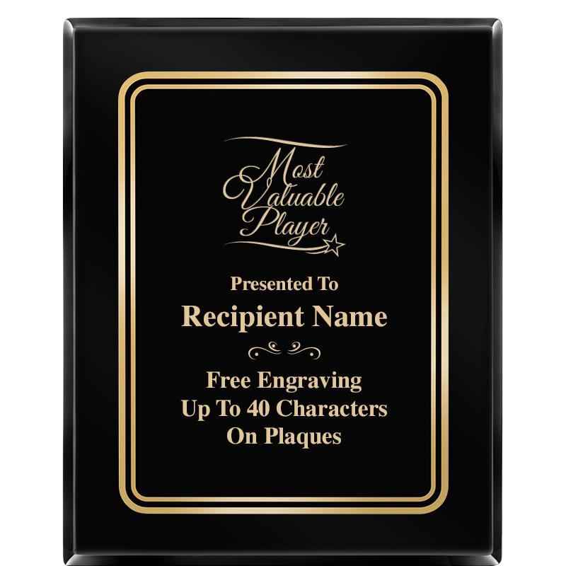 8" X 10" EBONY HERITAGE PLAQUE