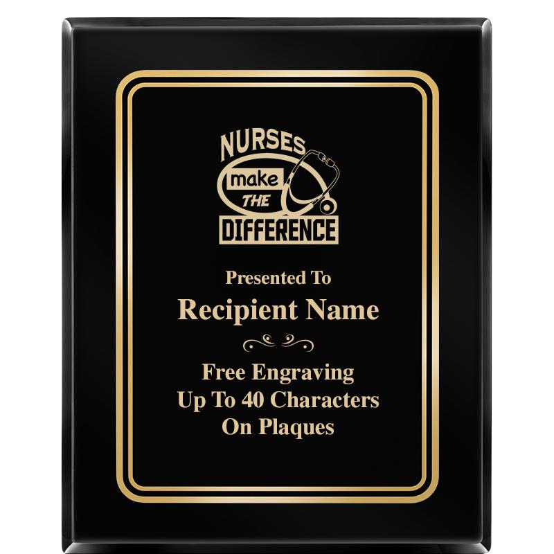 8" X 10" EBONY HERITAGE PLAQUE