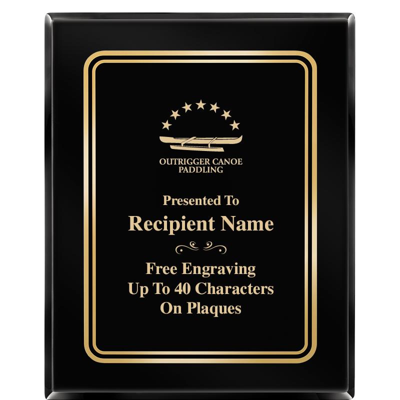 8" X 10" EBONY HERITAGE PLAQUE