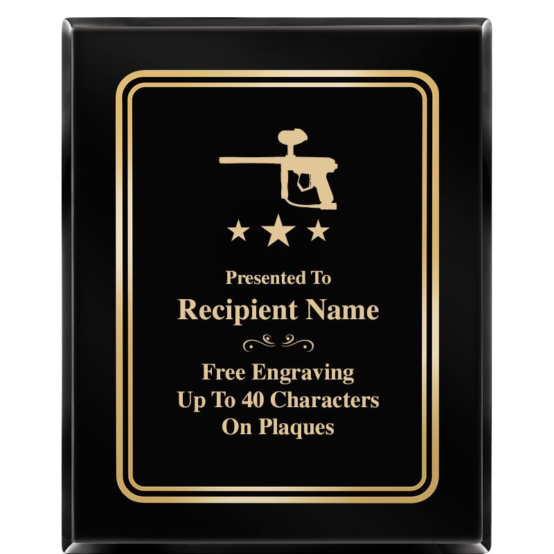 8" X 10" EBONY HERITAGE PLAQUE