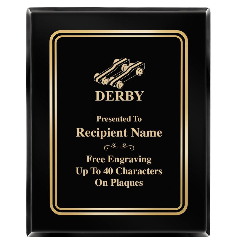 8" X 10" EBONY HERITAGE PLAQUE