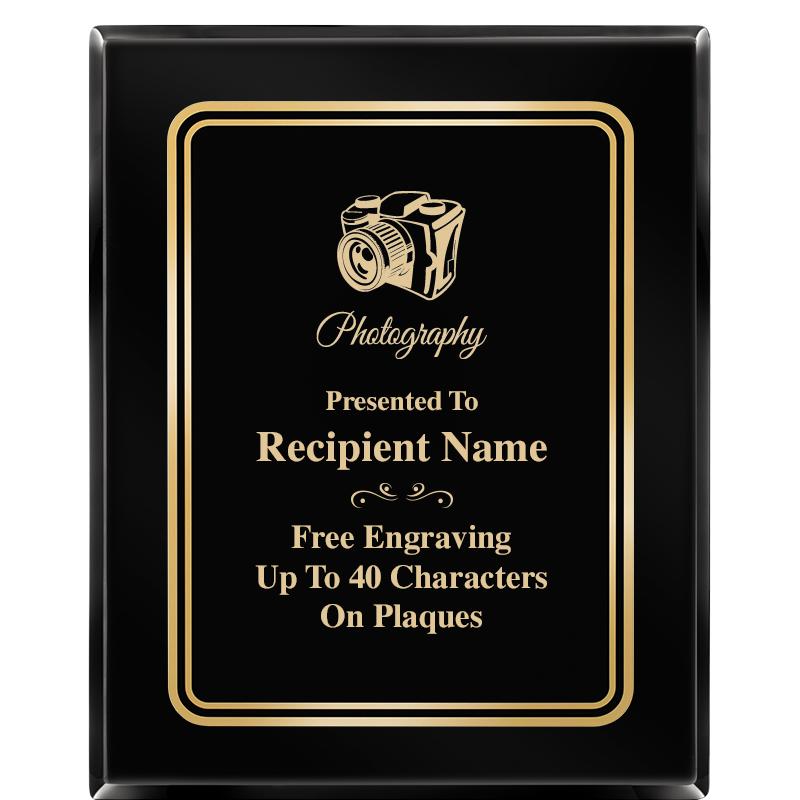 8" X 10" EBONY HERITAGE PLAQUE