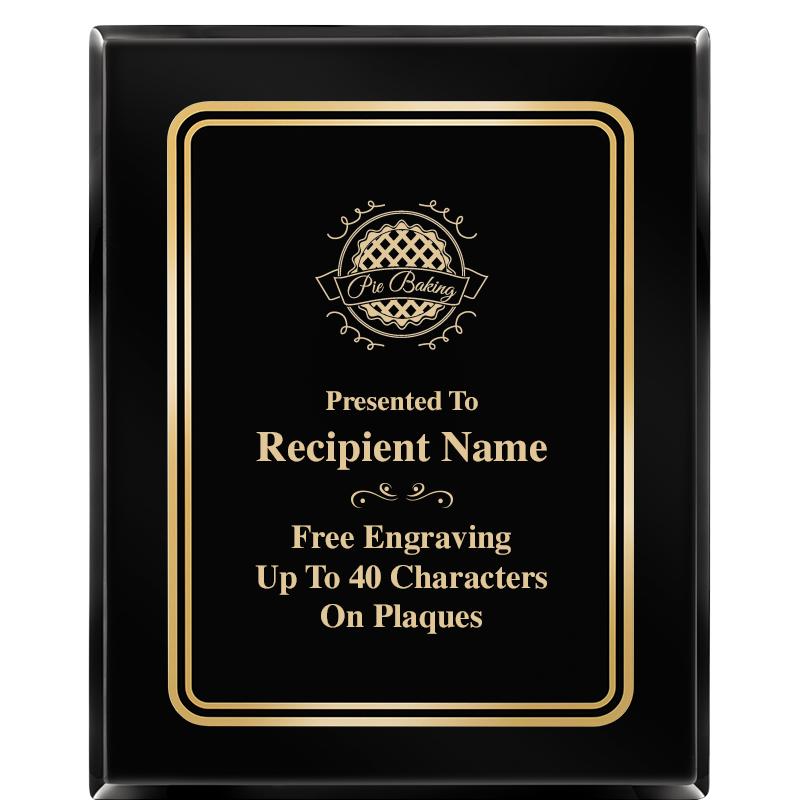 8" X 10" EBONY HERITAGE PLAQUE