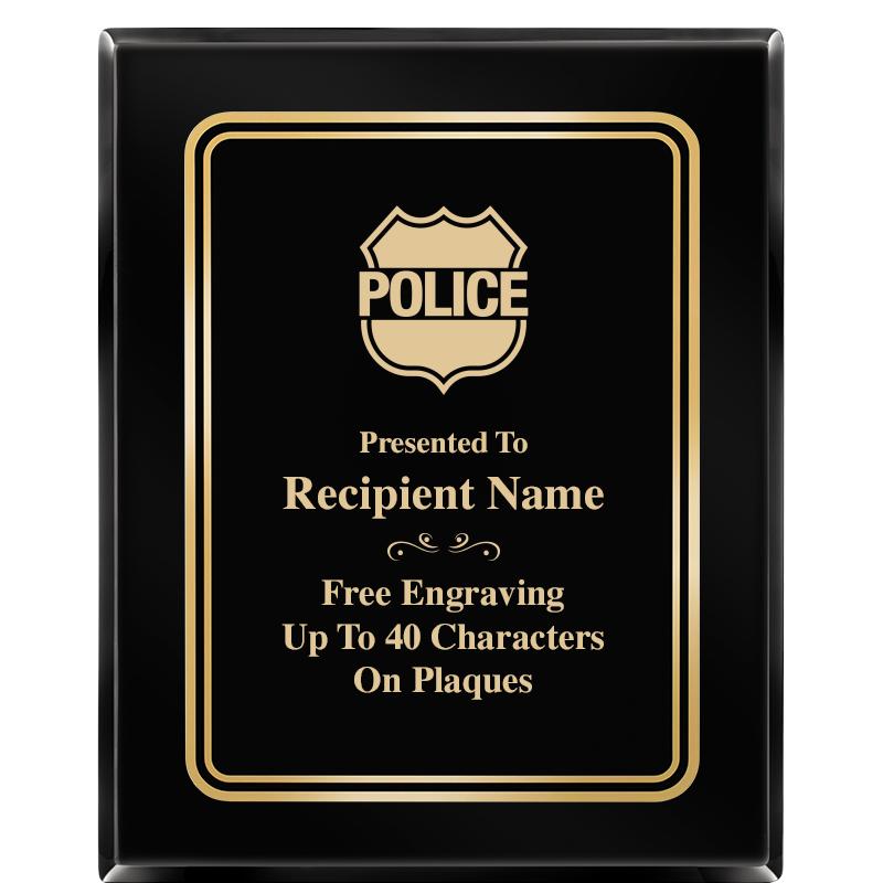 8" X 10" EBONY HERITAGE PLAQUE