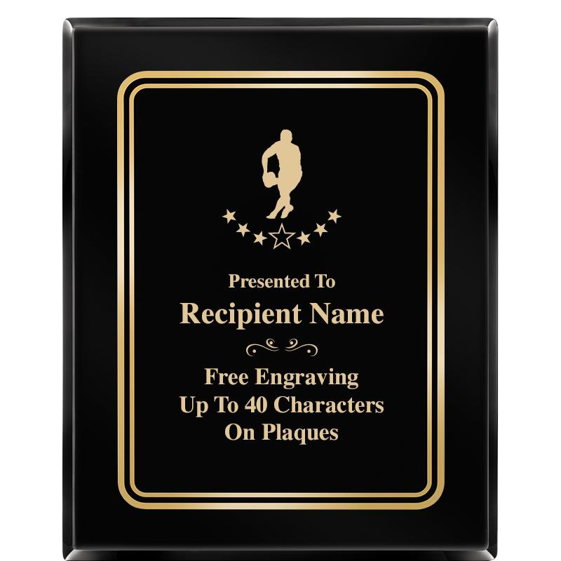 8" X 10" EBONY HERITAGE PLAQUE