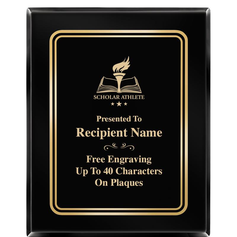 8" X 10" EBONY HERITAGE PLAQUE