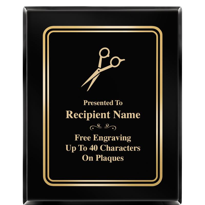 8" X 10" EBONY HERITAGE PLAQUE