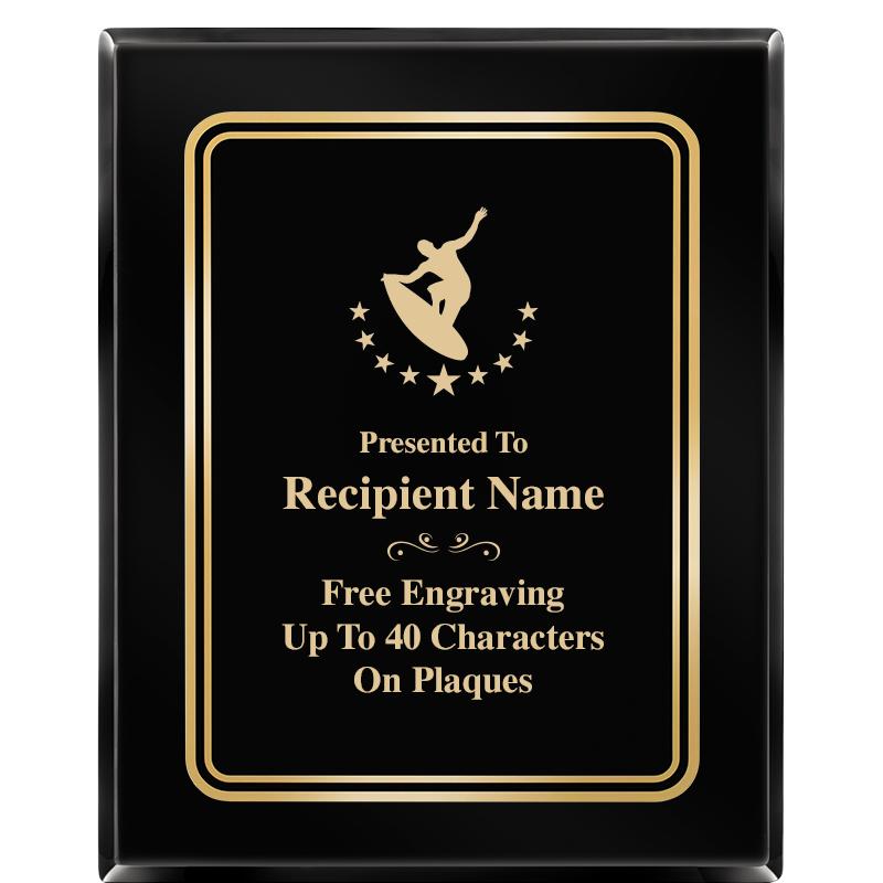 8" X 10" EBONY HERITAGE PLAQUE