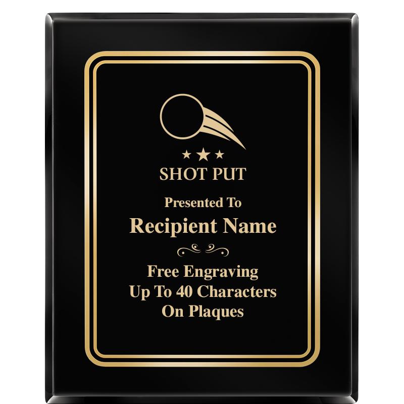 8" X 10" EBONY HERITAGE PLAQUE