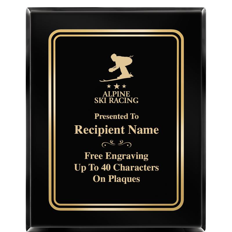 8" X 10" EBONY HERITAGE PLAQUE