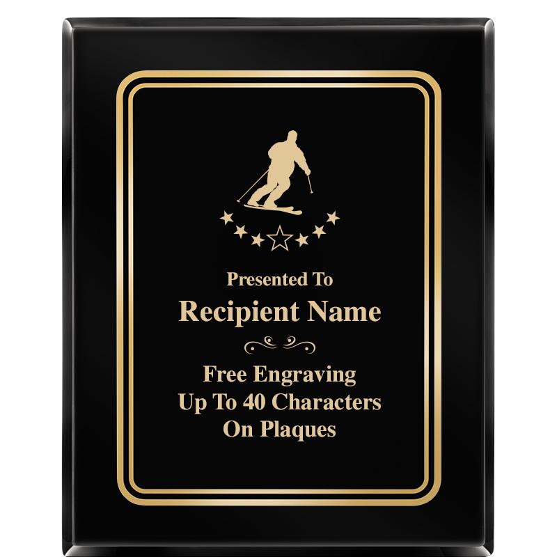 8" X 10" EBONY HERITAGE PLAQUE