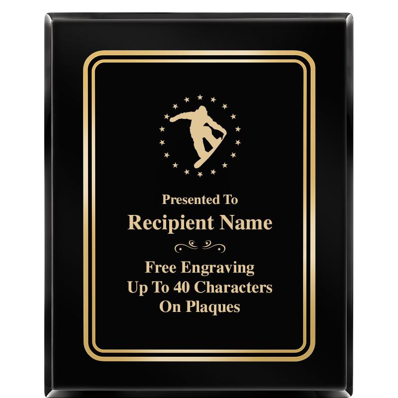 8" X 10" EBONY HERITAGE PLAQUE