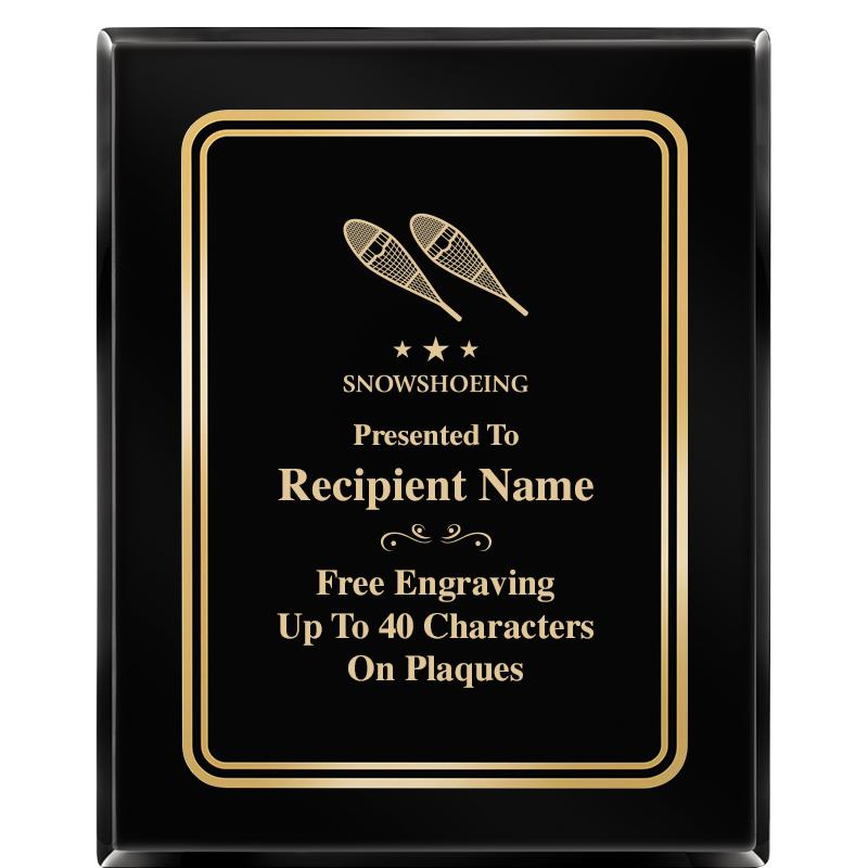 8" X 10" EBONY HERITAGE PLAQUE