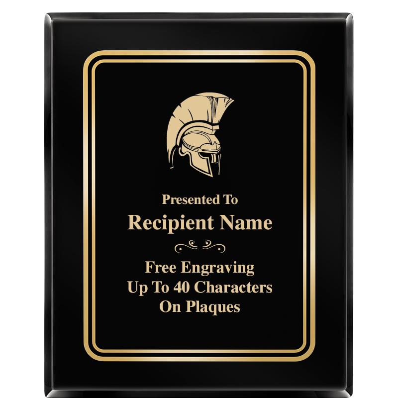 8" X 10" EBONY HERITAGE PLAQUE