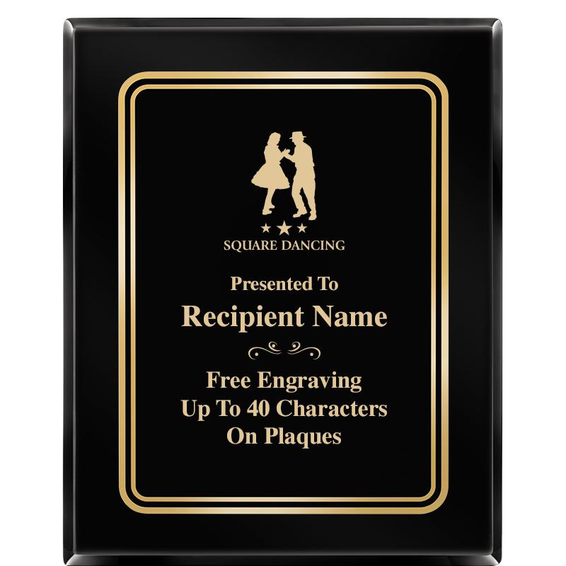 8" X 10" EBONY HERITAGE PLAQUE