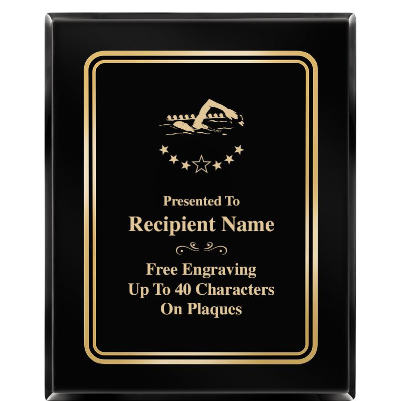 8" X 10" EBONY HERITAGE PLAQUE