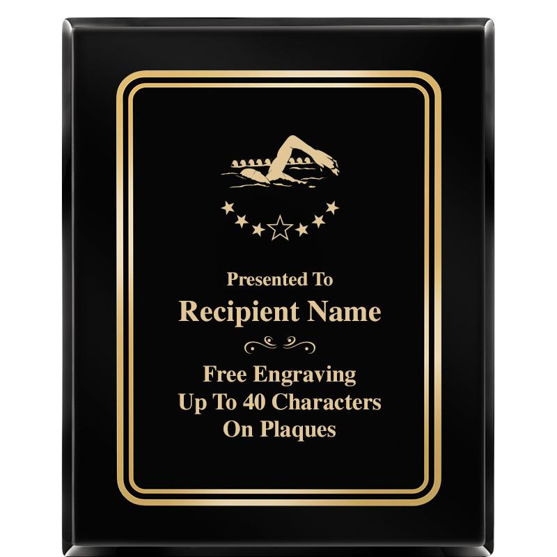 8" X 10" EBONY HERITAGE PLAQUE