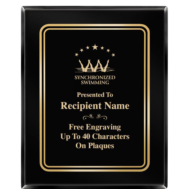 8" X 10" EBONY HERITAGE PLAQUE