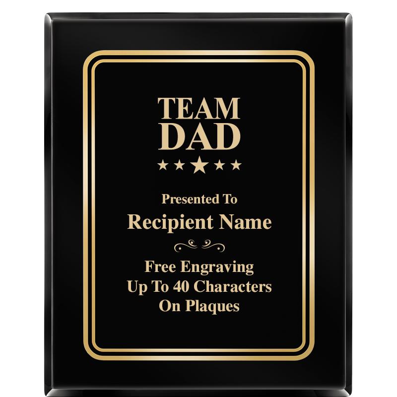 8" X 10" EBONY HERITAGE PLAQUE