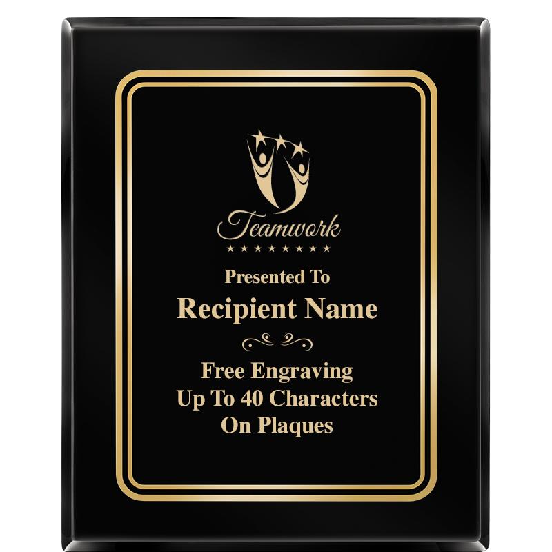 8" X 10" EBONY HERITAGE PLAQUE