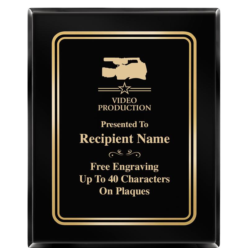 8" X 10" EBONY HERITAGE PLAQUE