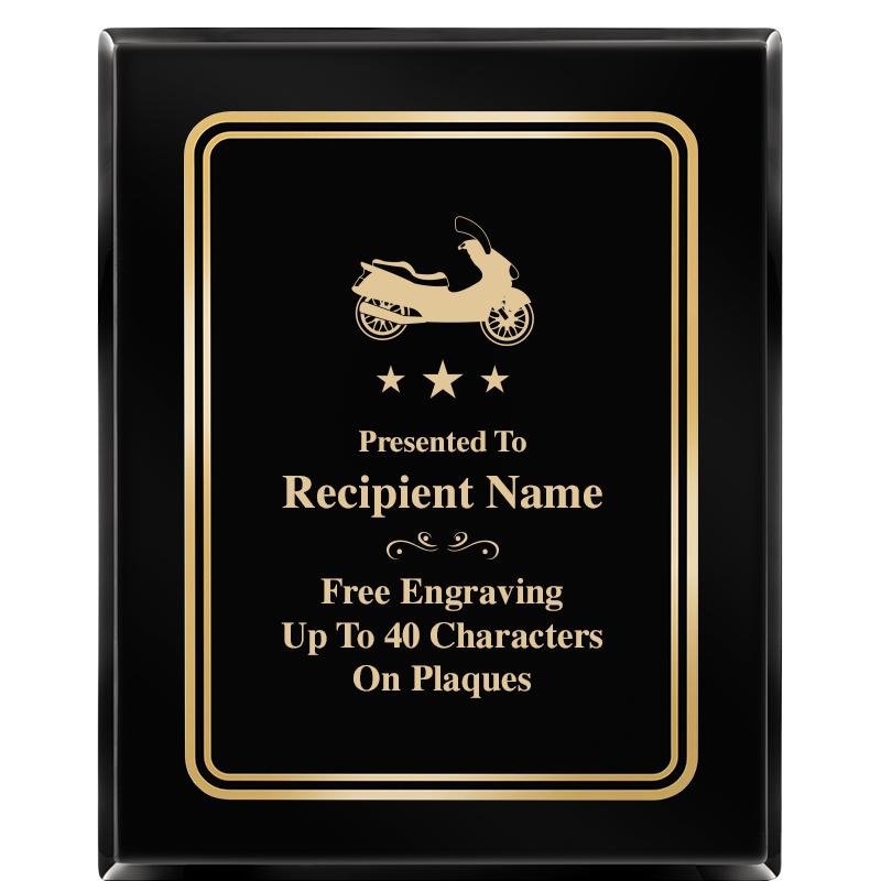 8" X 10" EBONY HERITAGE PLAQUE