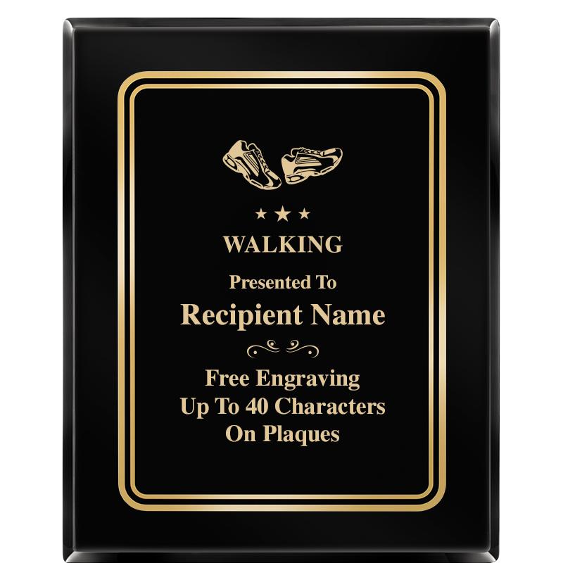 8" X 10" EBONY HERITAGE PLAQUE