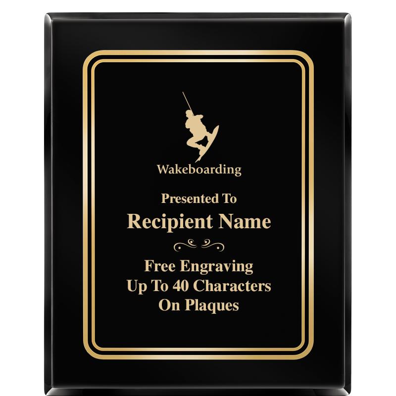 8" X 10" EBONY HERITAGE PLAQUE