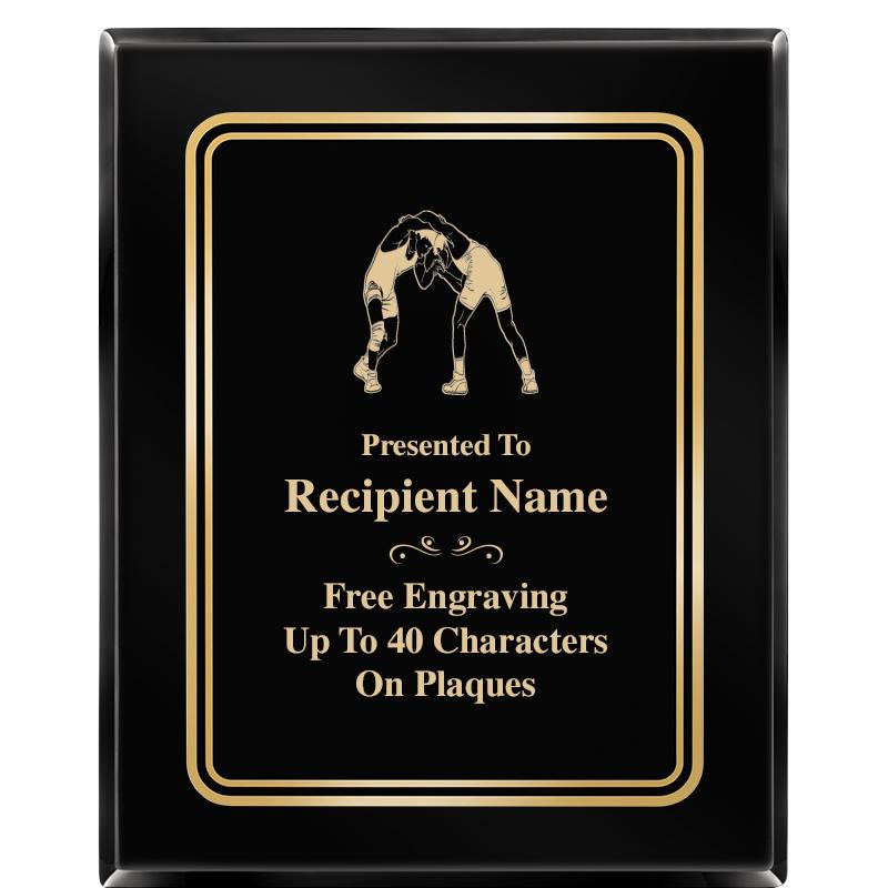 8" X 10" EBONY HERITAGE PLAQUE