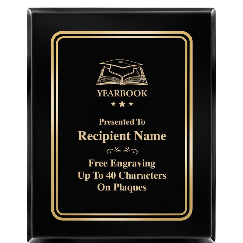 8" X 10" EBONY HERITAGE PLAQUE