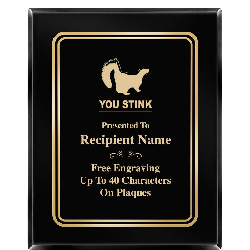 8" X 10" EBONY HERITAGE PLAQUE