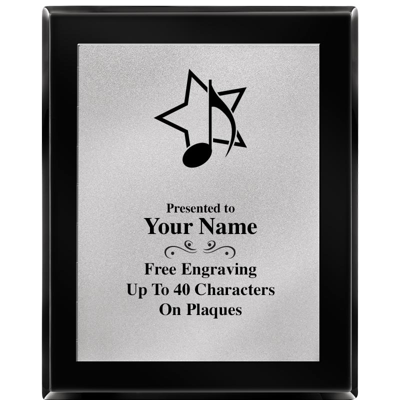 8X10 EB PIANO PLQ MATTE SV PLT