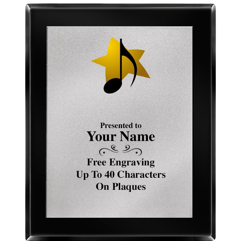 8X10 EB PIANO PLQ MATTE SV PLT