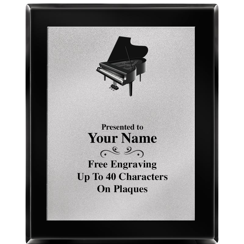 8X10 EB PIANO PLQ MATTE SV PLT