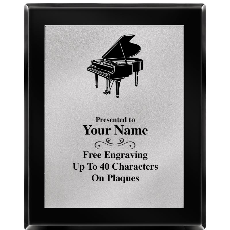 8X10 EB PIANO PLQ MATTE SV PLT