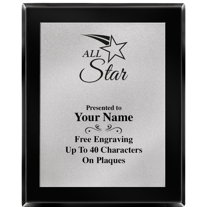 8X10 EB PIANO PLQ MATTE SV PLT