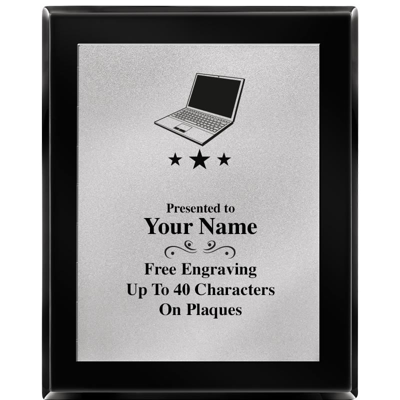 8X10 EB PIANO PLQ MATTE SV PLT