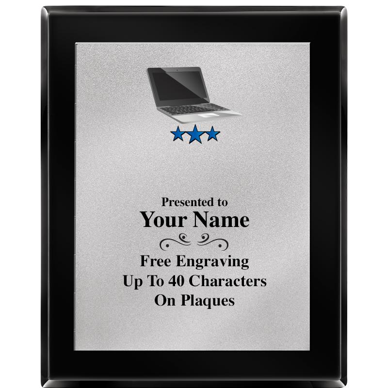 8X10 EB PIANO PLQ MATTE SV PLT