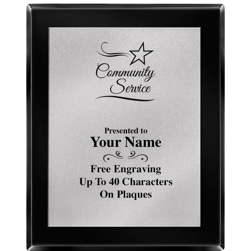 8X10 EB PIANO PLQ MATTE SV PLT